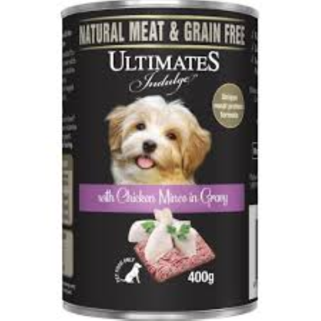 ULTIMATE DOG CAN CHICKRN MINCE GRAVY 400G